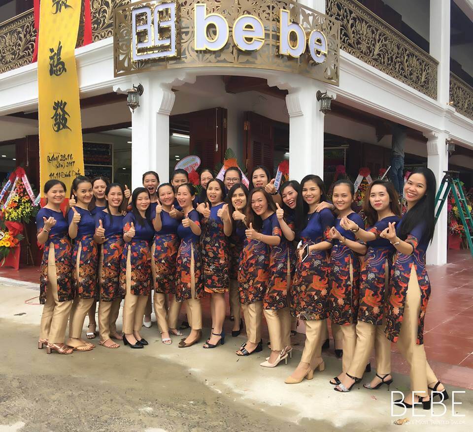 Bebe staff considered the best tailor in Hoi An